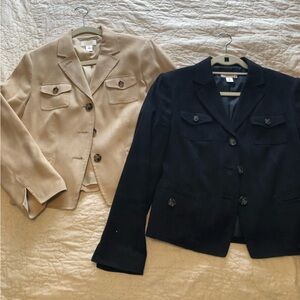 Two Vintage Talbots Petite Blazers